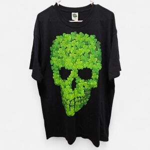 Green Skull Graphic Tee